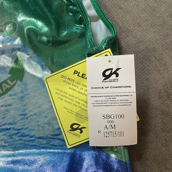 Elite Sportswear Leotard from Rhode Island Invitational NWT size AM - Picture 4 of 7
